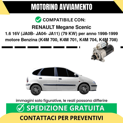 Motorino avviamento renault - motorino,