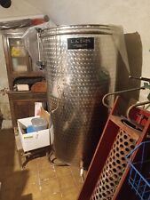 Cisterna inox 500 litri con piedistallo e regolatore di pressione