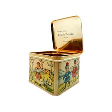 1950 ca * Scatola, Barattolo in Latta "Angelo Colussi, Assortimento Reale" (B)