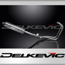 Kawasaki ER5 1996-2007 Echappement Complet 2-1 Silencieux 420mm Tri-Ovale Inox