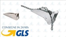 Musone  basculante di prua CAN  inox ASI 316  per ancore bruce trefoil max 10kg 