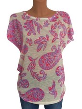 Blusa donna scollatura fiori