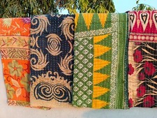 Trapunta Kantha vintage