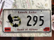 Targa Americana Originale Minnesota Leech Lake Indian Tribe