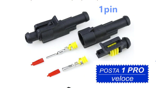 Kit connettore pin - 1, m/f