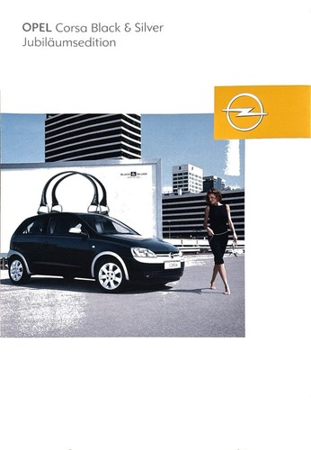 Opel corsa nero argento - nero, e