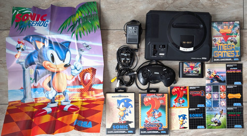 Console sega mega - sega,