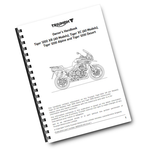 Manuale utente triumph owner - utente,