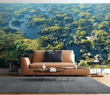 Carta da parati 3D montagna