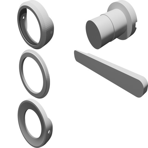 Adattatore tilt per sony nex - adattatore,