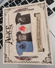 X1 Manuale Alice e 2 inserti Alice per Ps3