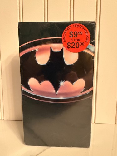 New batman 1989 vhs - vhs, factory