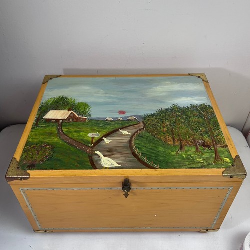 Baule portaoggetti vintage