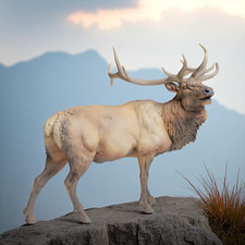 Diorama Rocky Mountain Elk