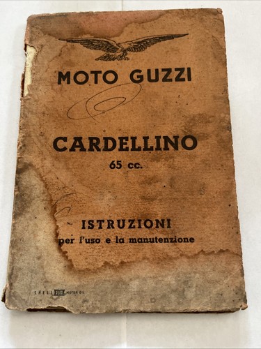Uso manutenzione moto guzzi - e,