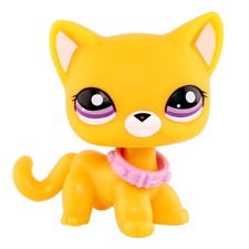 Shorthair Cat LPS Giocattolo per Bambina Pet Figure Mini Gatto Bambino Regalo Compleanno da Collezione