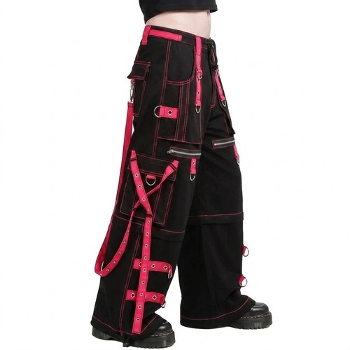 Pantaloni pesanti neri - , rosa