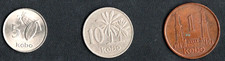 NIGERIA  N 3 MONETE  KOBO  10 -5-1 DA COLLEZIONE CON PATTINA  QFDC