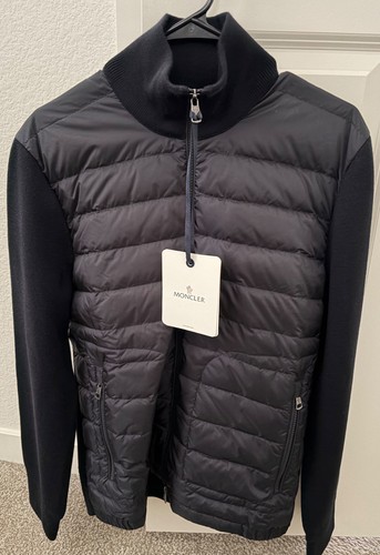 Cardigan moncler imbottito con - moncler,