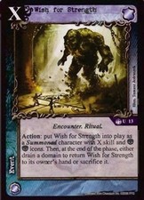 Wish for Strength - Forgotten Cities - Call of Cthulhu CCG