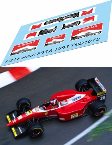 Decals per ferrari f93 a - per,