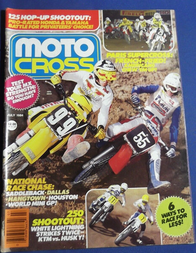 Motocross magazine july 1984 - magazine,