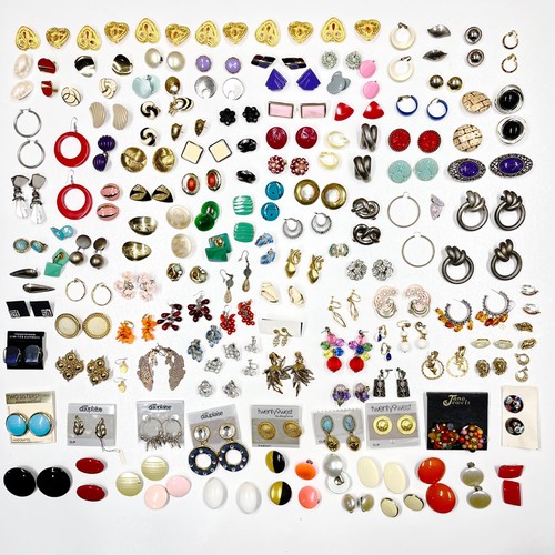 Lotto orecchini 120 paia clip - lotto, 120+
