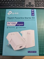 TP-LINK TL-PA7017 KIT Kit Powerline AV1000 con porta Gigabit 1000Mbps - Bianco