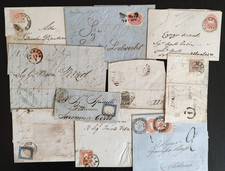 LB4 Curioso LOTTO N. 10 LETTERE FRAMMENTI ANTICHI STATI ITALIANI  qualità mista 