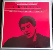Carmelo Bene L'Adelchi Di Alessandro Manzoni LP Fonit Cetra LMA 3021 12" 1985