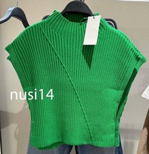 ZARA NUOVO GILET DONNA MAGLIA