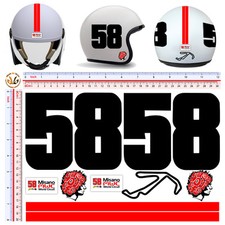 Adesivi casco misano - , 58