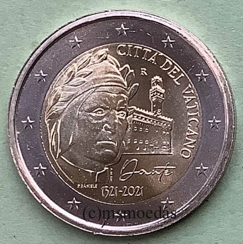 Vatikan euro 2021 dante - euro,