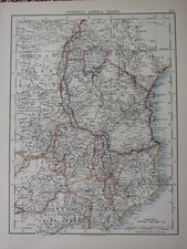 Mappa Vittoriana 1897 ~ Africa