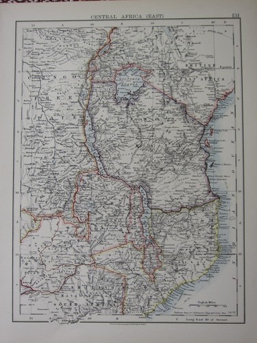 Mappa vittoriana 1897 africa - mappa,