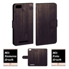 Custodia cellulare effetto legno Wiko Lenny 3 custodia propria foto immagine stampa custodia protettiva