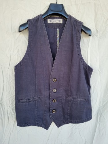 Gilet uomo hurkett cotone blu - hurkett,