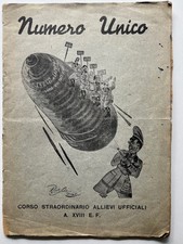1940 CORSO STRAORDINARIO ALLIEVI UFFICIALI NUMERO UNICO DISEGNI DI RENATO SELVI