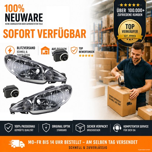Set fanali alogeno adatto - fanali,