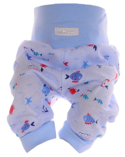 Pantalone bambino con cera blu