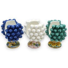 Porta tovaglioli Pigna, ceramica Caltagirone, h 13 x 11 cm ca. (1Unità) vari col