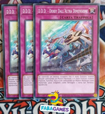 ?? YU GI OH 3 x D.D.D. - DERBY DALL'ALTRA DIMENSIONE - DAMA IT085 COMUNE – ITA