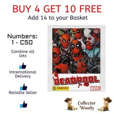 Deadpool MARVEL Sticker & Card