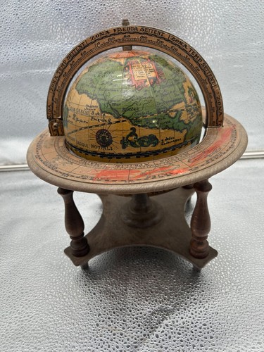 Vintage style world globe - style,