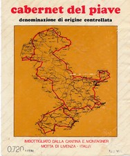 CABERNET del Piave Cantina E. Montagner enologia etichetta pubblicitaria