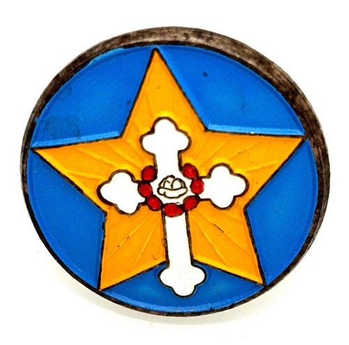 Spilla pin rosacroce - rosacroce, vintage