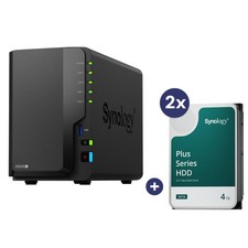 Synology DiskStation DS225 + 2 alloggiamenti server NAS alloggiamento vuoto + 2 x Synology