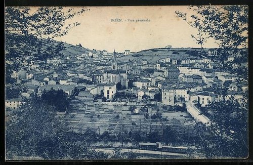 Cpa boën vue générale - vue,