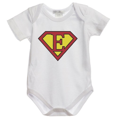 Supereroe lettera body - e,