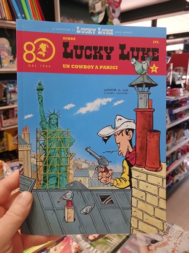 Lucky luke cawboy - luke, parigi
